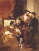 Richard Parkes Bonington Francis Iand the Duchess of Etampes (mk05) oil painting reproduction